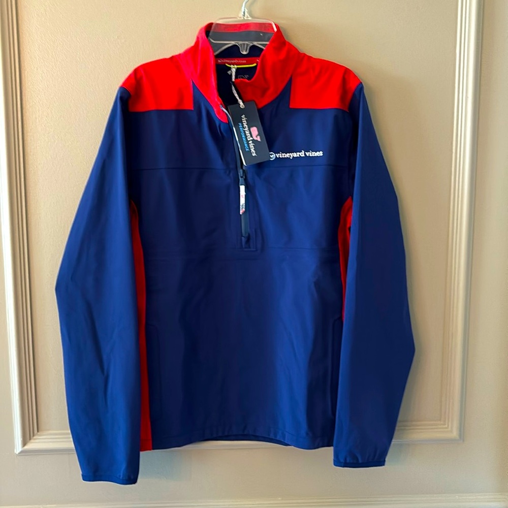 Vineyard Vines Boys size 18/xl pullover jacket NWT